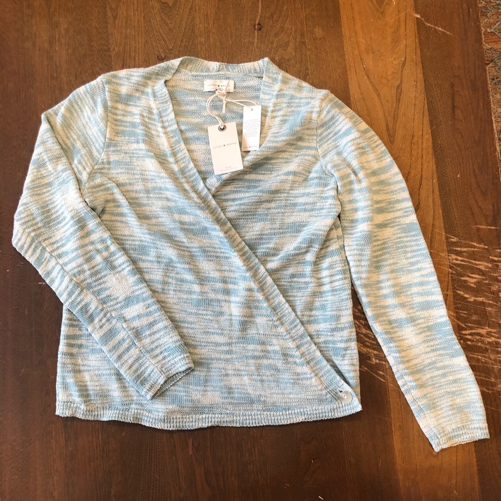 Lucky Brand Wrap Sweater - M